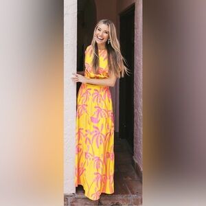 NWOT Sheridan French Gardenia Skirt in Antigua Palm